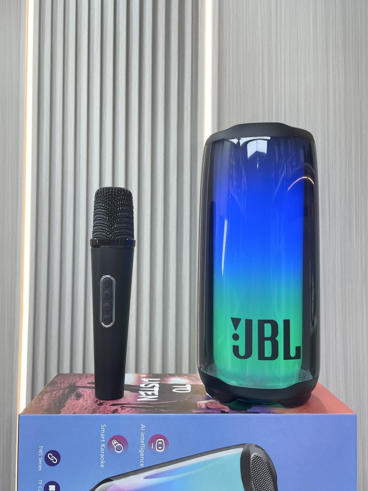 JBL新品脉动五代蓝牙音箱+K歌麦克风  第4张