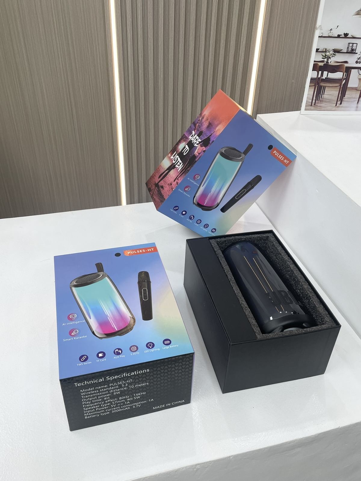 JBL新品脉动五代蓝牙音箱+K歌麦克风  第2张