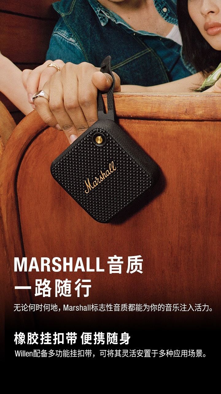 马歇尔WILLEN超重低音炮无线蓝牙音箱  第9张
