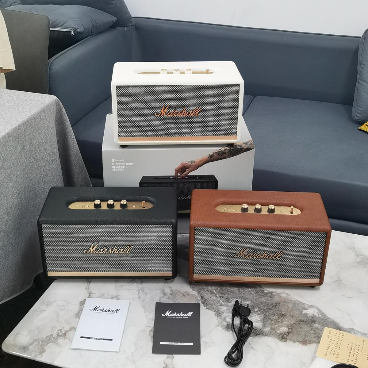 马歇尔 Marshall major stanmore II VOICE Black 无线蓝牙5.0摇滚重低音  第3张