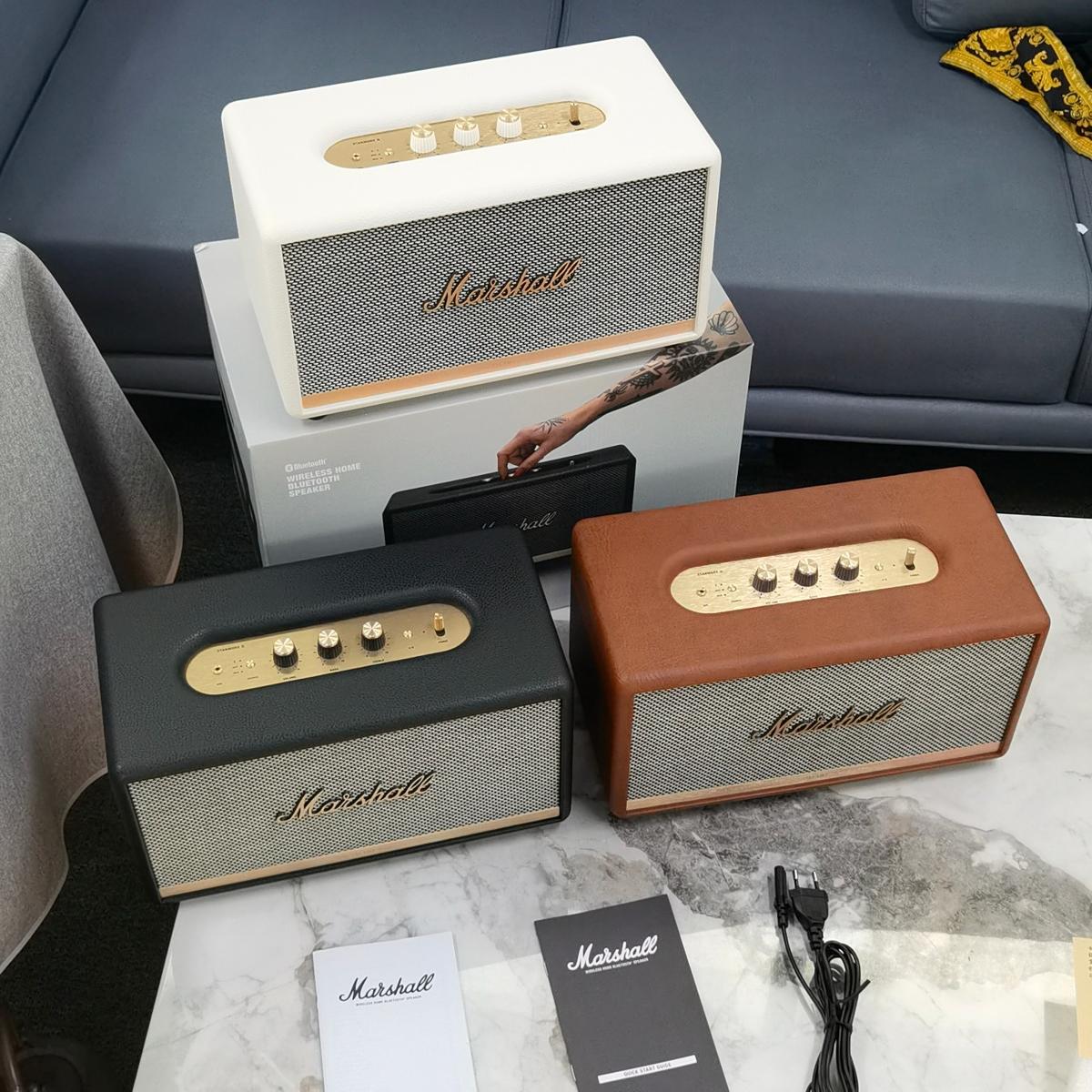 马歇尔 Marshall major stanmore II VOICE Black 无线蓝牙5.0摇滚重低音  第6张