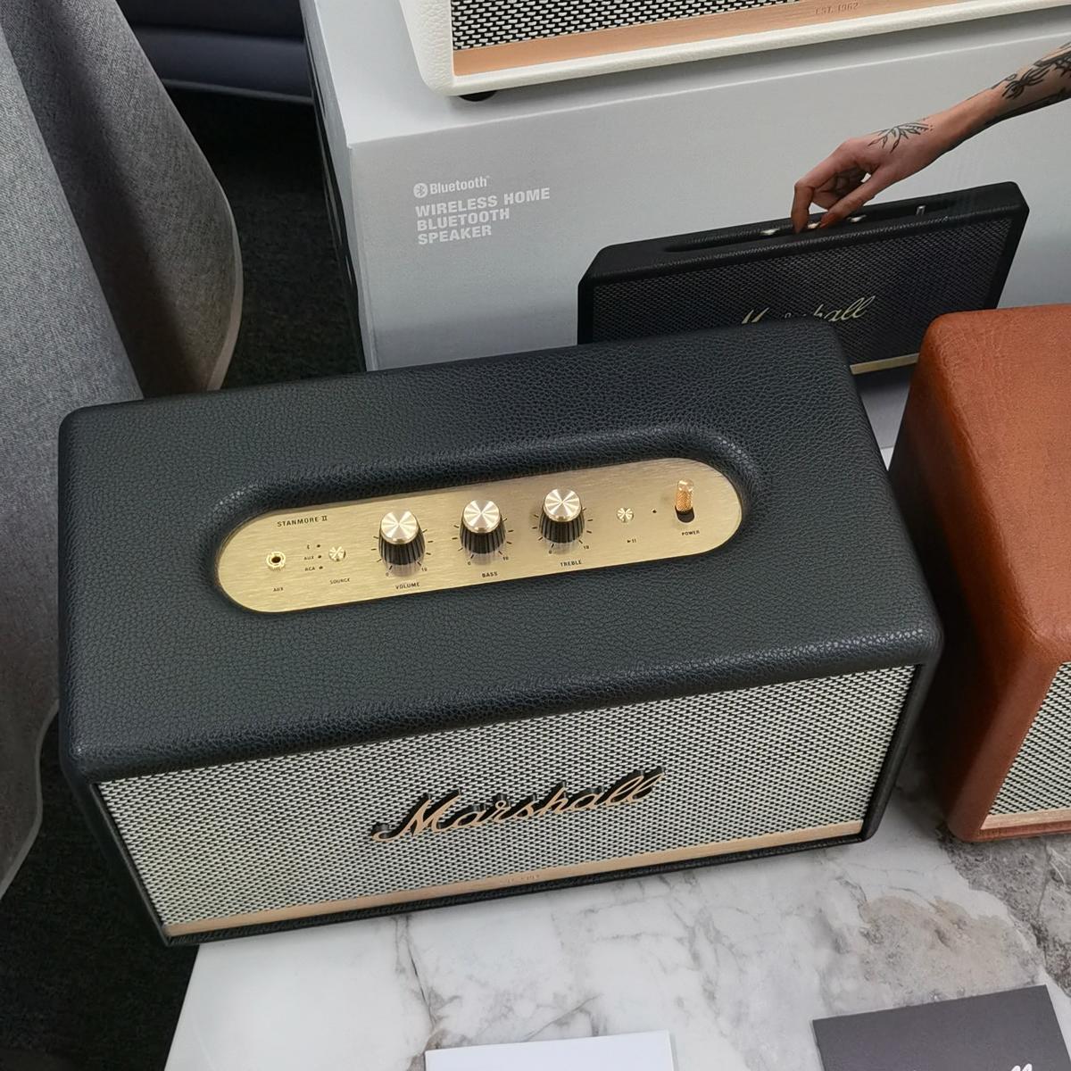 马歇尔 Marshall major stanmore II VOICE Black 无线蓝牙5.0摇滚重低音  第8张